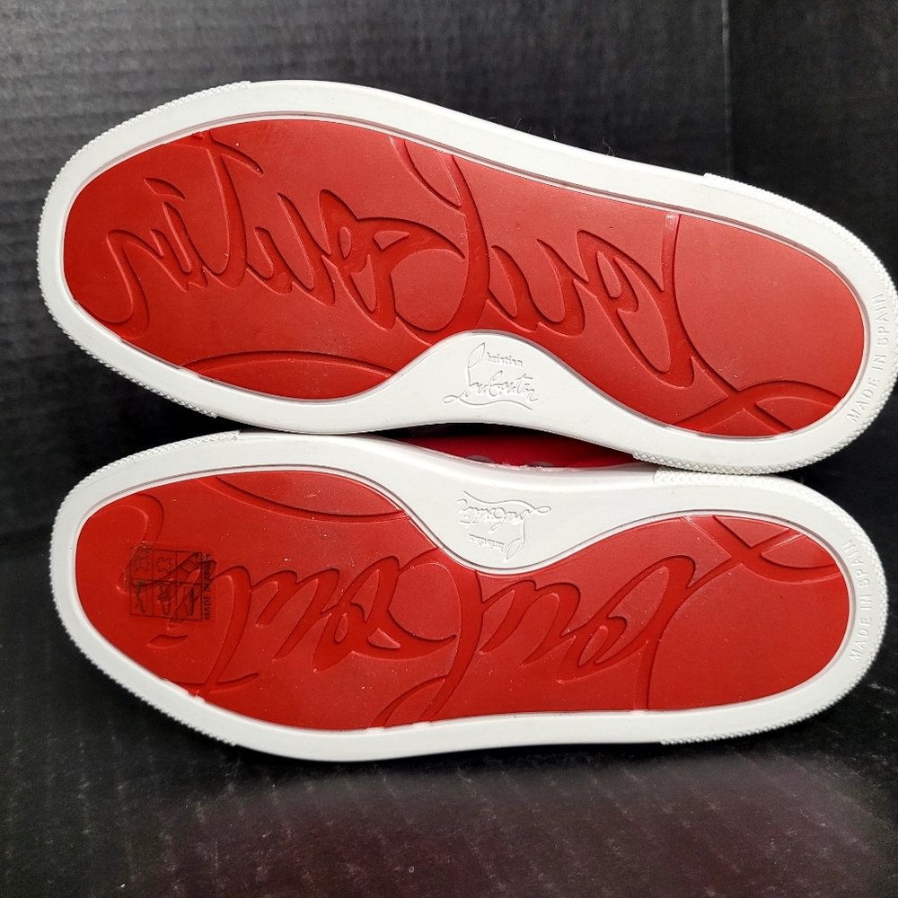 Pink Christian Louboutin Girls Child Sneakers Size 29 - Picture 9 of 16